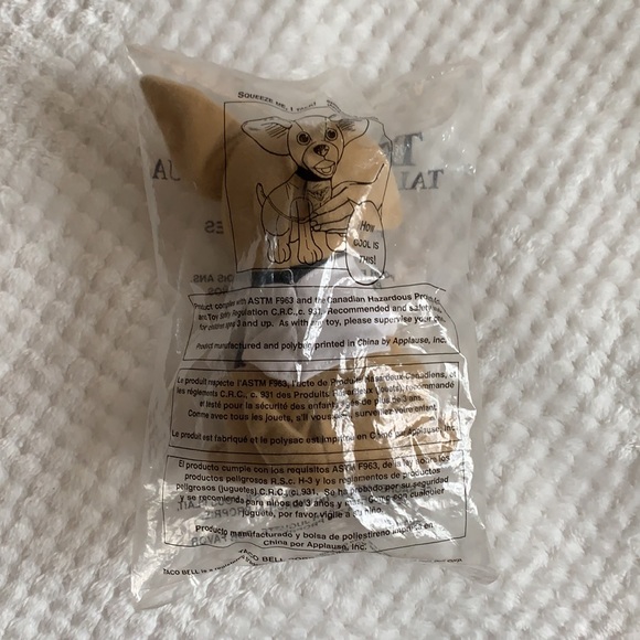 NWT RARE 1997 Taco Bell 🌮Talking Plush Toy - Picture 6 of 7